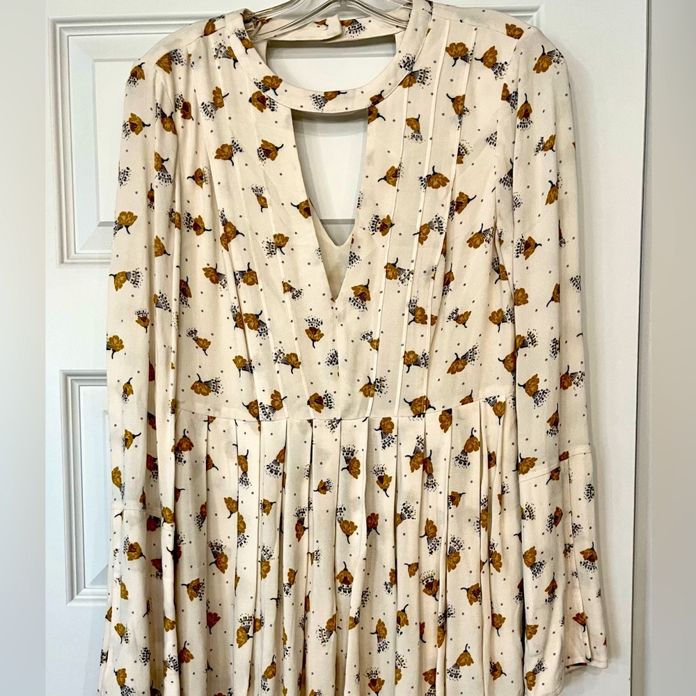 Free People Long Sleeve Mini Dress size 4